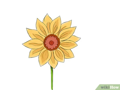 صورة عنوانها Draw a Flower Step 9
