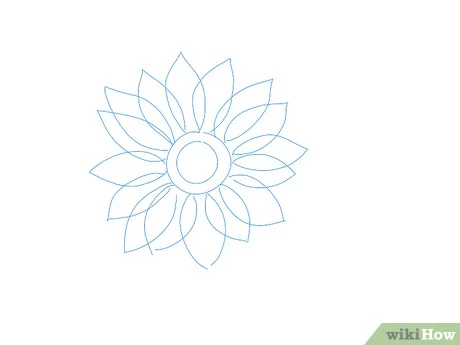 صورة عنوانها Draw a Flower Step 3